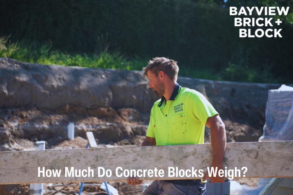 How Much Do Concrete Blocks Weigh_