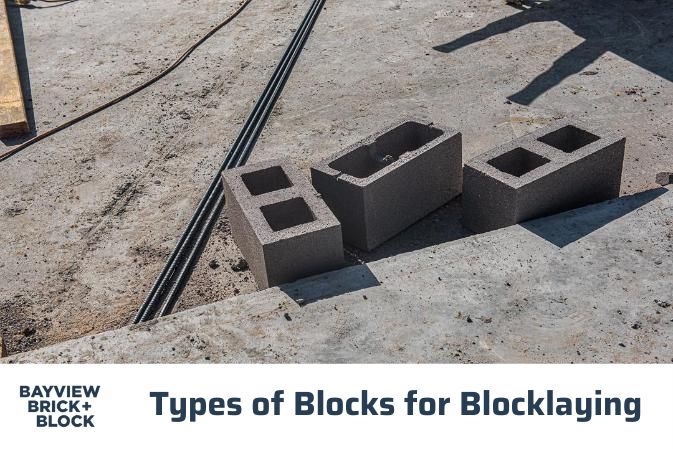 Types of Blocks for Blocklaying